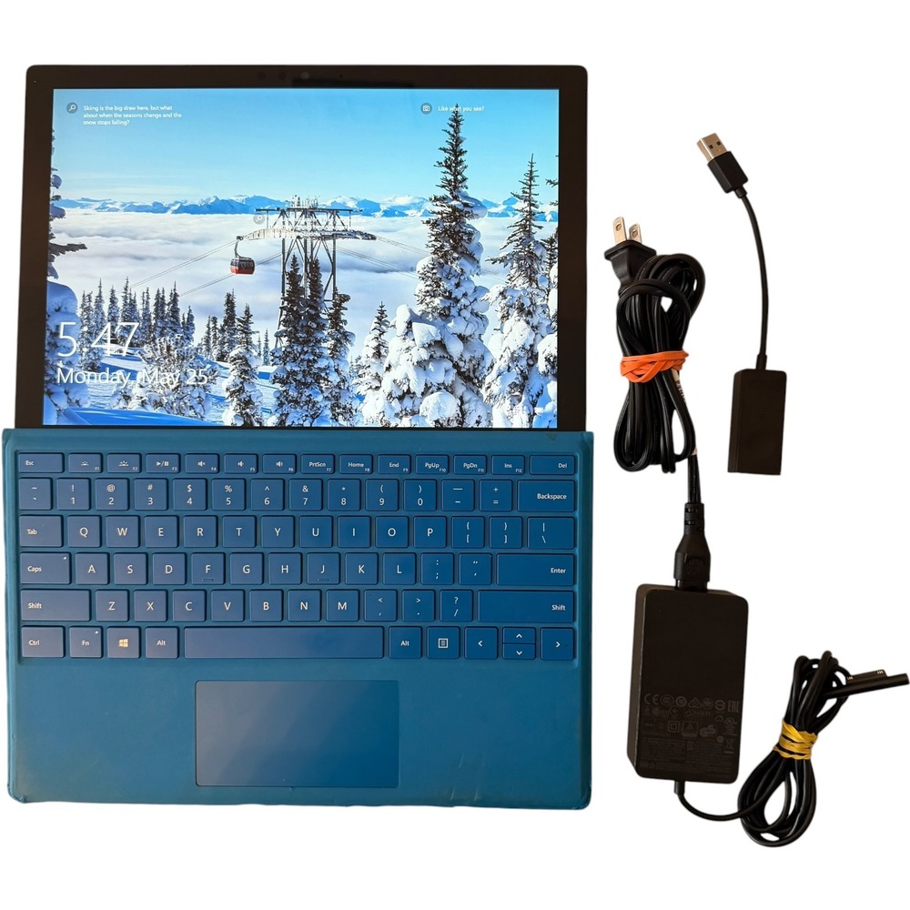 Microsoft Surface Pro 1796 i5-7300U 4GB 128GB Tablet Laptop Bundle READ DESC